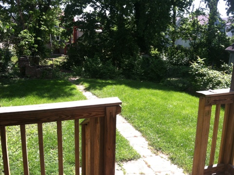 Back Yard and Deck